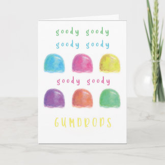 CARTE D'ANNIVERSAIRE GUMDROPS
