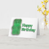 Carte d'anniversaire Gummy (Fleur jaune)