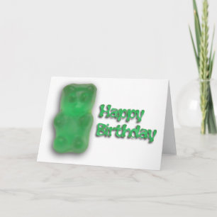 Carte d'anniversaire Gummy