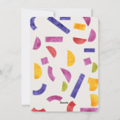 Carte d'anniversaire Gummy colorée (Dos)