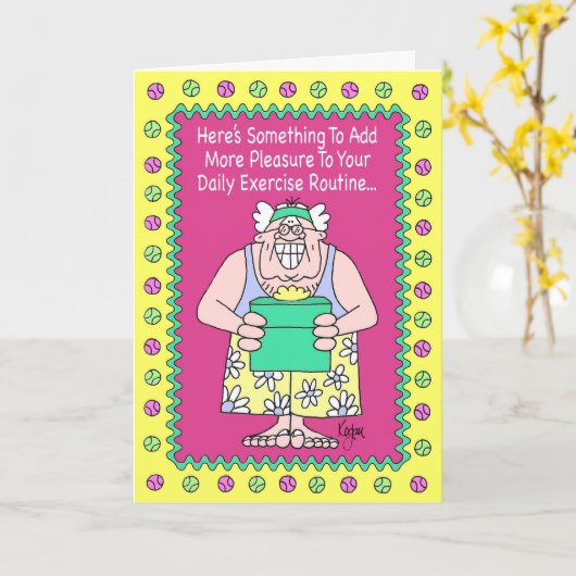 CARTE D'ANNIVERSAIRE GURU (Fleur jaune)