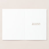 Carte d'anniversaire Gye Nyame Adinkra (Intérieur)