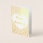 Carte d'anniversaire Gye Nyame Adinkra (Devant)