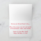 Carte d'anniversaire "Half & Half Pizza" (Intérieur)