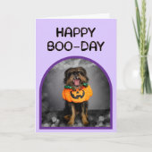 Carte d'anniversaire Halloween heureuse (Devant)