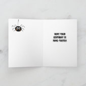 Carte d'anniversaire Halloween heureuse (Intérieur)