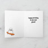 Carte d'anniversaire Halloween heureuse (Intérieur)