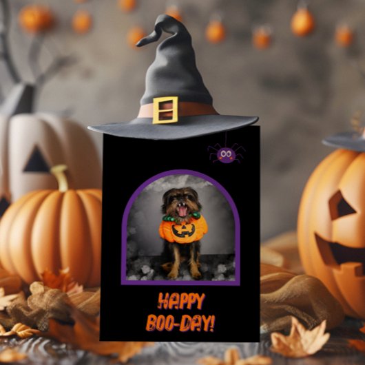 Carte d'anniversaire Halloween heureuse