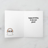 Carte d'anniversaire Halloween heureuse (Intérieur)