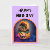 Carte d'anniversaire Halloween heureuse (Devant)