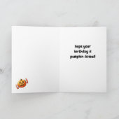 Carte d'anniversaire Halloween heureuse (Intérieur)