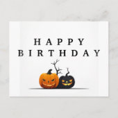 Carte d'anniversaire Halloween joyeux (Devant)