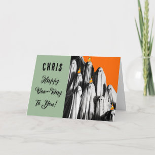 Carte d'anniversaire Halloween personnalisée