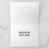 Carte d'anniversaire Halloween personnalisée (Intérieur)