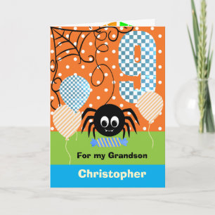 Carte d'anniversaire Halloween personnalisée pour