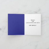 Carte d'anniversaire Halloween Teddy Trick Or Trea (Intérieur)