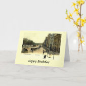 Carte d'anniversaire - Hambourg-St Pauli (Fleur jaune)