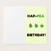 Carte d'anniversaire HAP-PEA (Outside Unfolded)