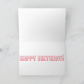 Carte d'anniversaire HAPPy (Intérieur)