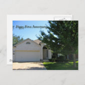 Carte d'anniversaire Happy Home (Devant / Derrière)