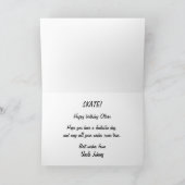 Carte d'anniversaire Happy Skateboard (Intérieur)