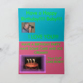 Carte d'anniversaire Harley Cockatiel (Intérieur)