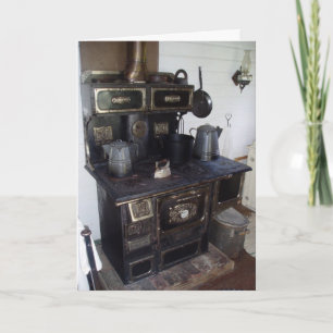 Carte d'anniversaire "Harris House Kitchen Stove"