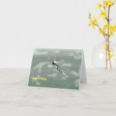 Carte d'anniversaire Hawker Typhoon (Fleur jaune)