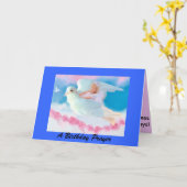 Carte d'anniversaire Heavenel Angel (Fleur jaune)