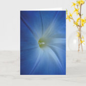 Carte d'anniversaire Heavenly Blue Morning Glory C (Fleur jaune)