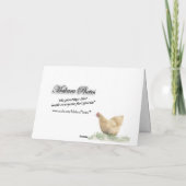 Carte d'anniversaire Hen et Old Barn - toute occas (Dos)