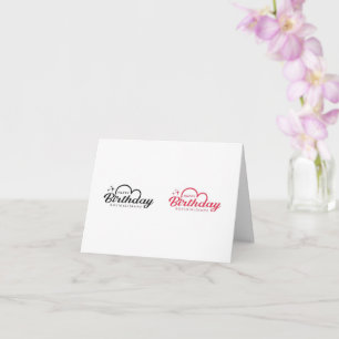 carte d'anniversaire heureuse