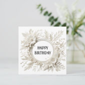 carte d'anniversaire heureuse (Debout devant)