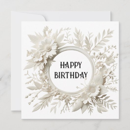carte d'anniversaire heureuse (Devant)