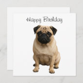 carte d'anniversaire heureuse (Devant / Derrière)