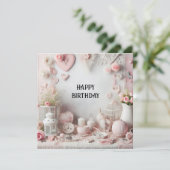 carte d'anniversaire heureuse (Debout devant)