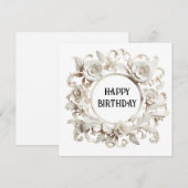 carte d'anniversaire heureuse (Devant / Derrière)