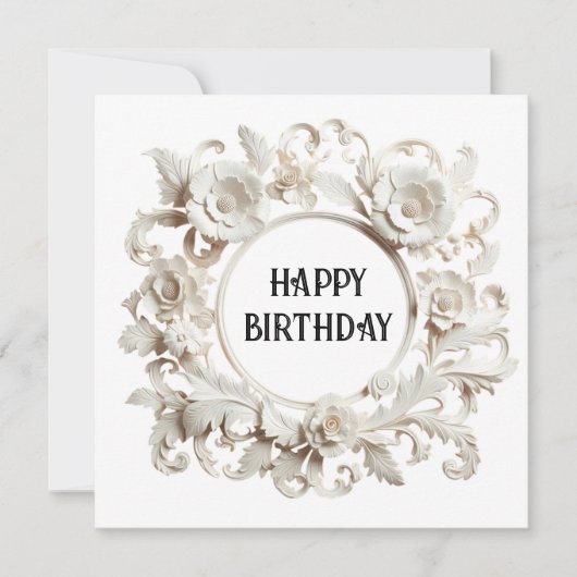 carte d'anniversaire heureuse (Devant)