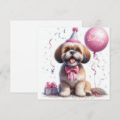 carte d'anniversaire heureuse (Devant / Derrière)