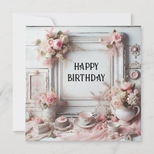 carte d'anniversaire heureuse (Devant)