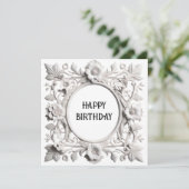 carte d'anniversaire heureuse (Debout devant)