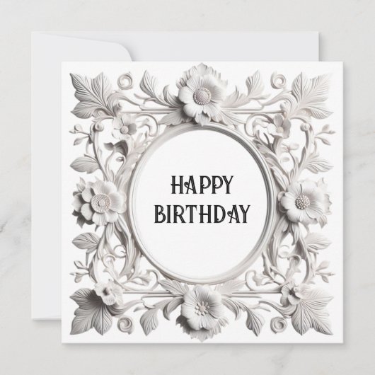 carte d'anniversaire heureuse (Devant)