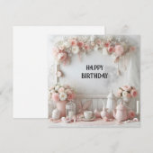 carte d'anniversaire heureuse (Devant / Derrière)
