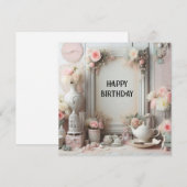 carte d'anniversaire heureuse (Devant / Derrière)