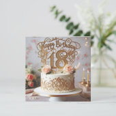 carte d'anniversaire heureuse (Debout devant)