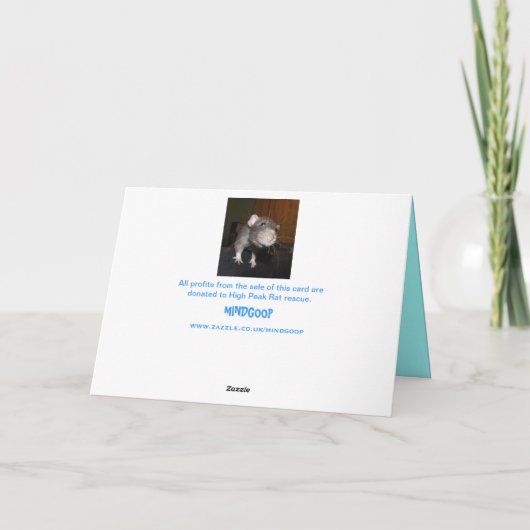 carte d'anniversaire heureuse (Dos)