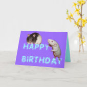 carte d'anniversaire heureuse (Fleur jaune)