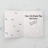 Carte d'anniversaire heureuse de Bandit (3335) (Intérieur)