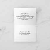 Carte d'anniversaire heureuse de pingouin ! (Intérieur)