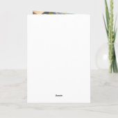 Carte d'anniversaire heureuse de votre chat mignon (Dos)